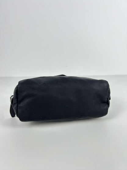 Prada nylon triangle logo mini pouch