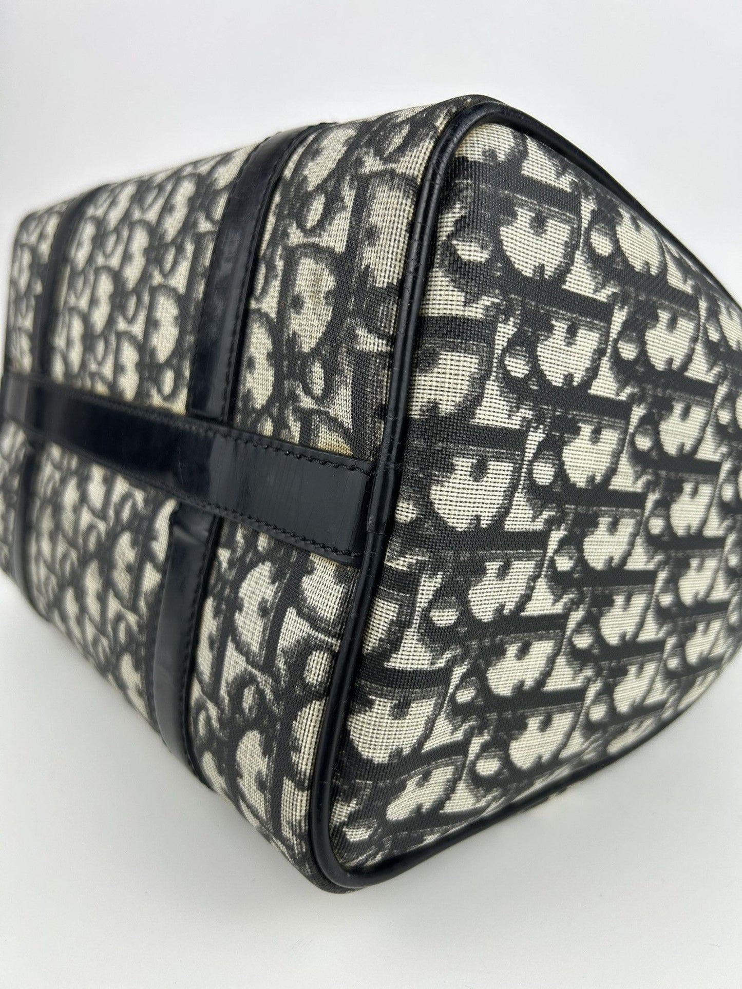 Dior John Galliano era trotter monogram mini boston bag