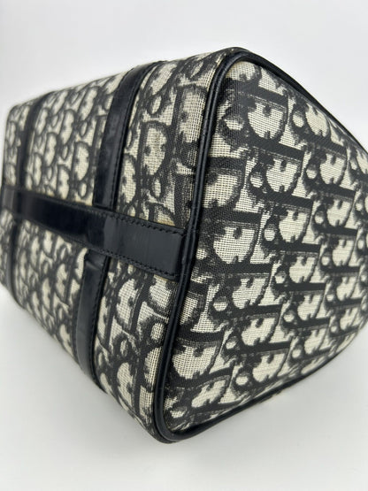 Dior John Galliano era trotter monogram mini boston bag
