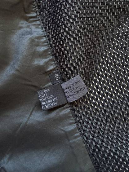 SS1999 Prada red tab back zip mesh top vest