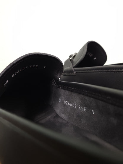 Salvatore Ferragamo gancini black leather loafers