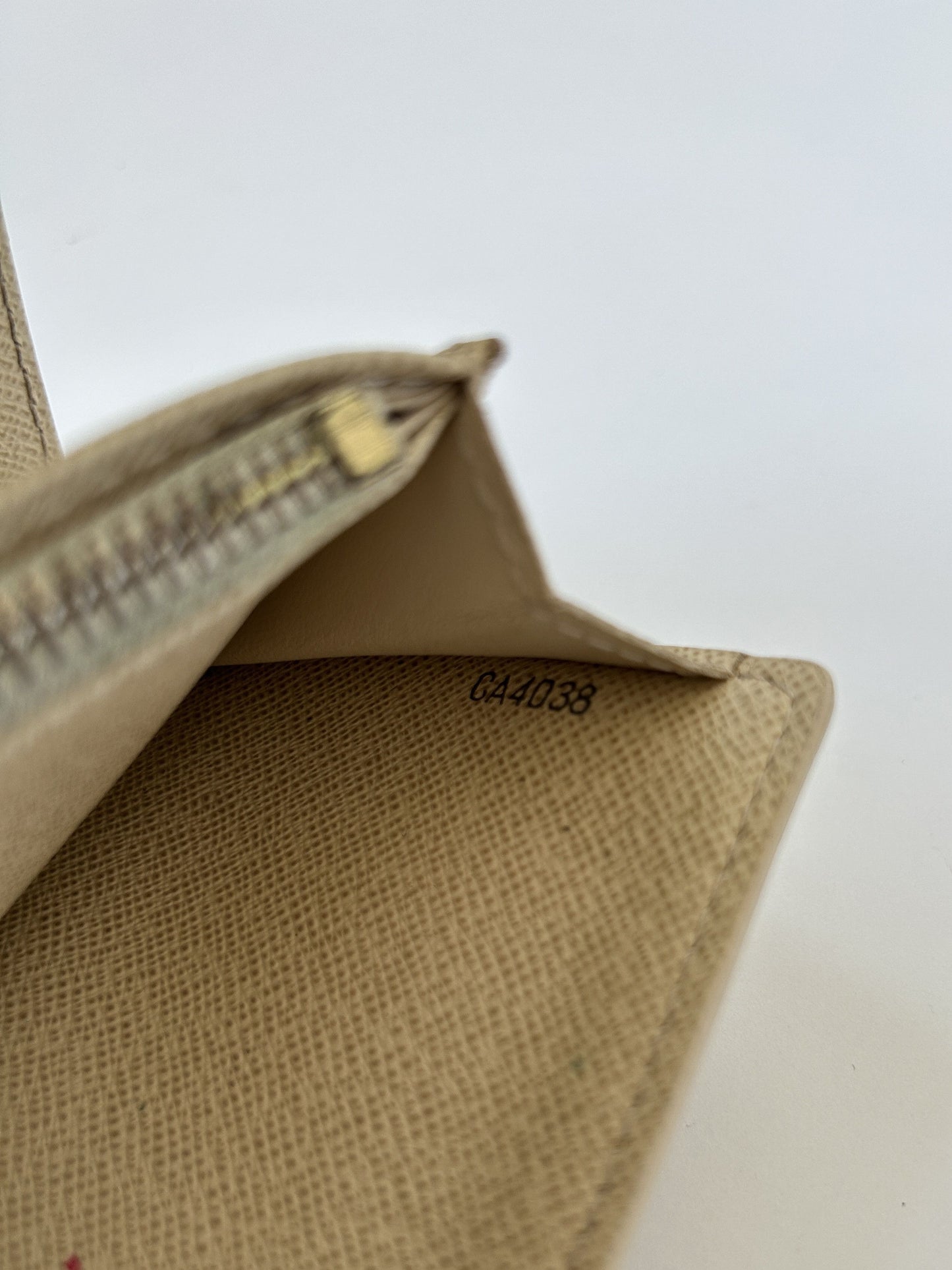 Louis vuitton damier azur folding wallet