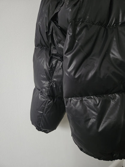 Vintage 90s moncler grenoble black puffer jacket with badge