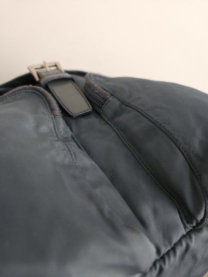 Vintage 90s Prada nylon triangle logo mini cargo backpack