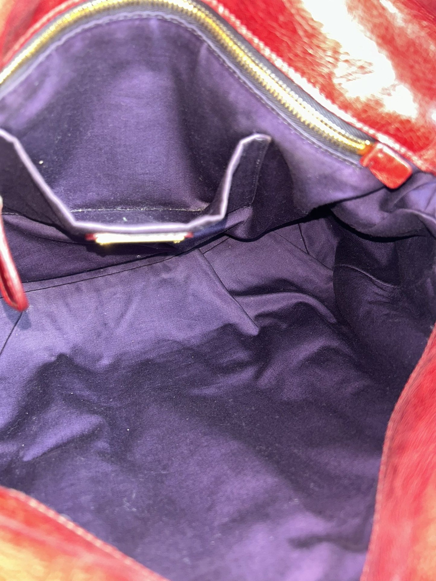 Miu miu vitello bow bag in red