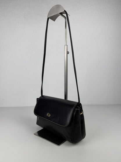 Vintage 80s Christian Dior leather shoulder/ crossbody bag