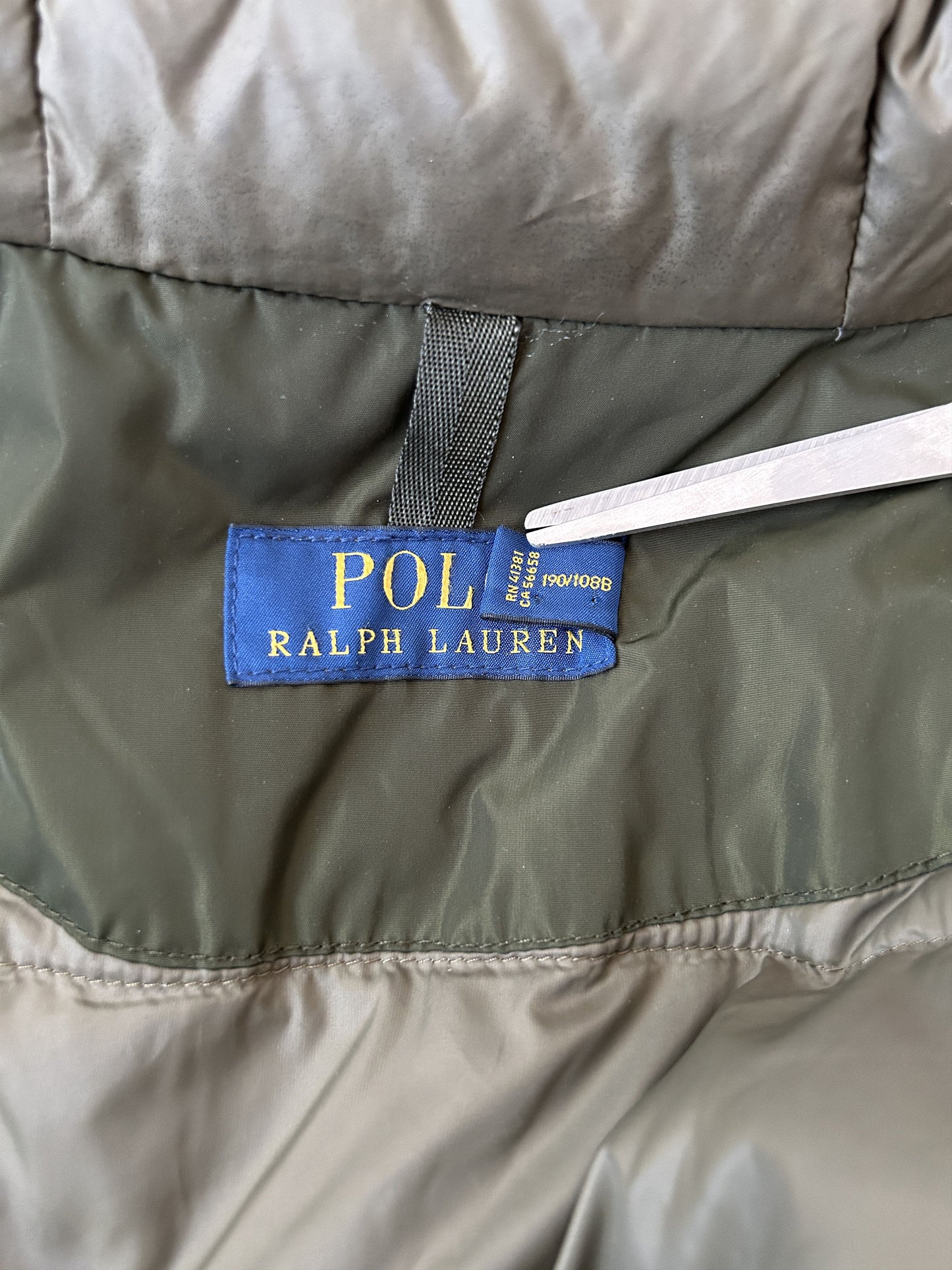 Ralph lauren hooded light puffer jacket