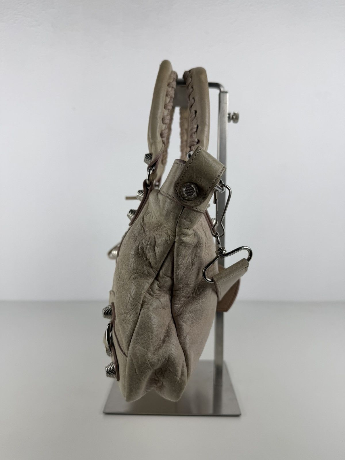 Balenciaga the first bag giant silver hardware