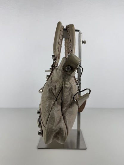 Balenciaga the first bag giant silver hardware