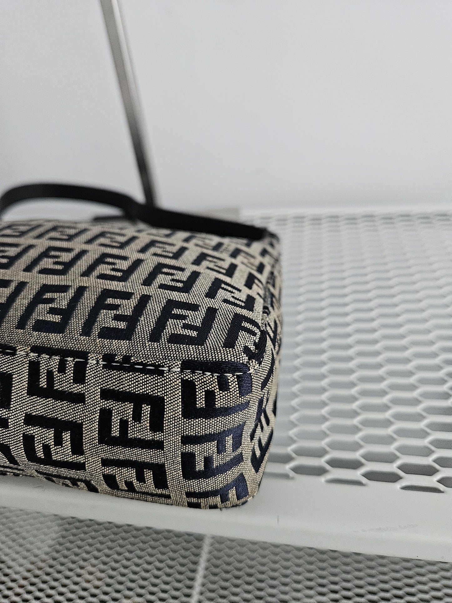 Fendi zucchino ff monogram canvas mini bag pochette