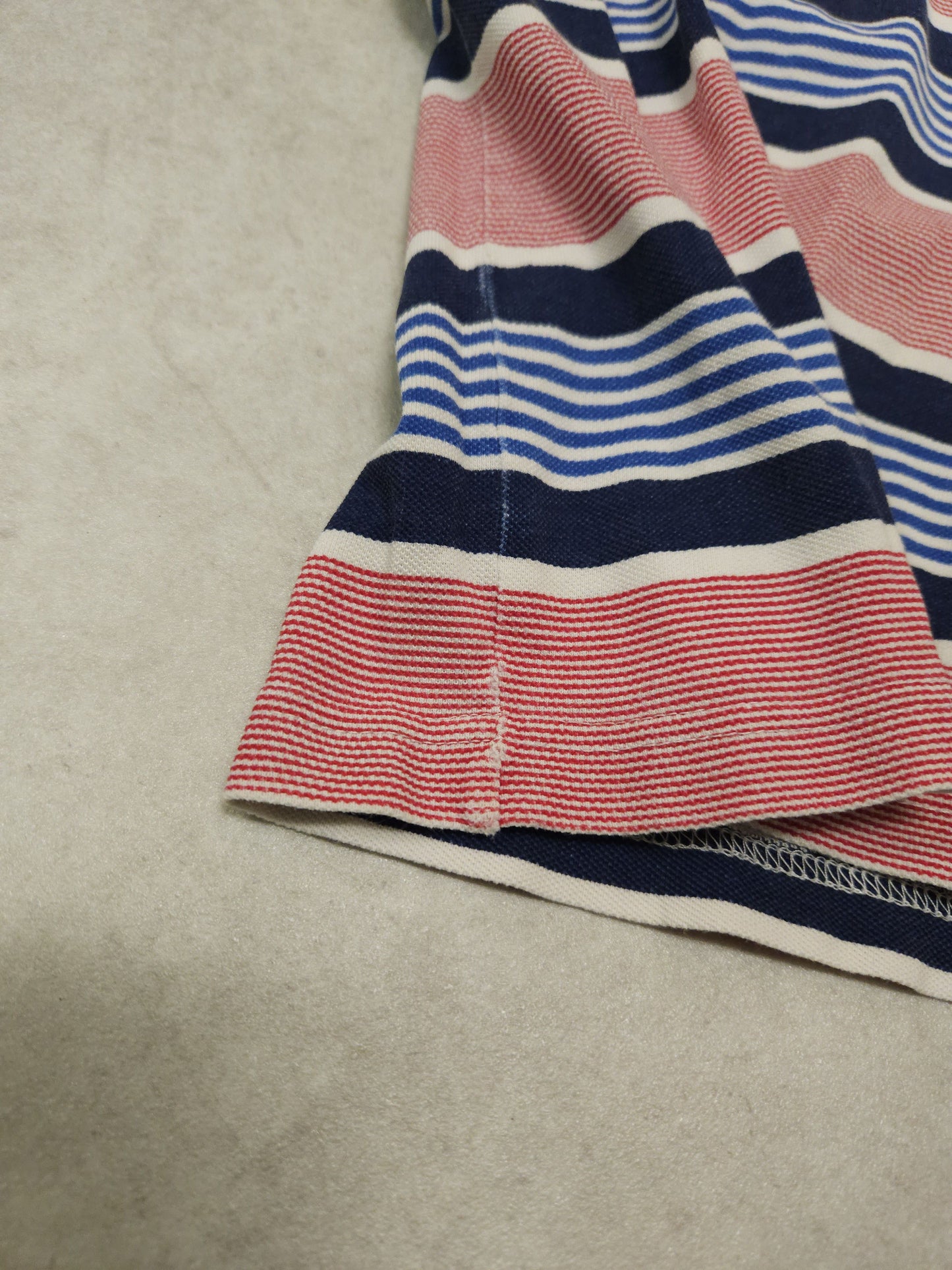 Vintage burberry striped polo shirt