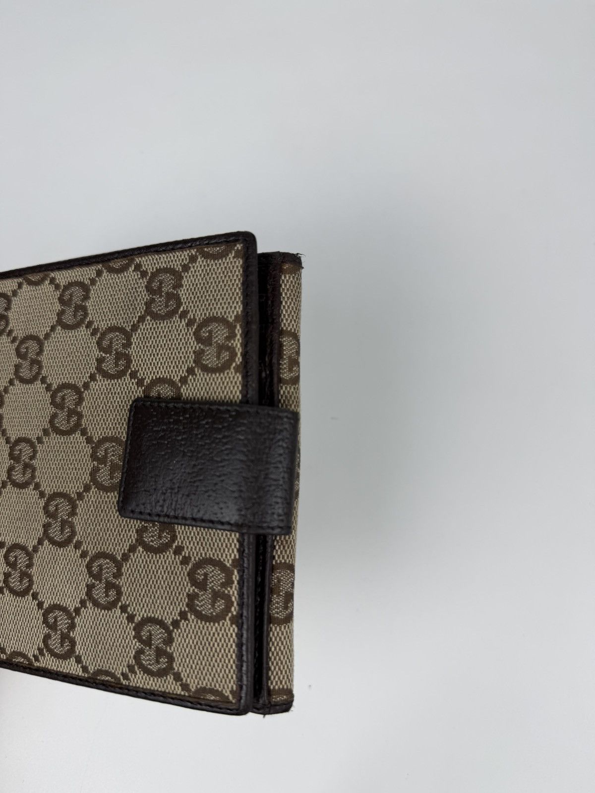 Gucci GG monogram canvas trifold wallet