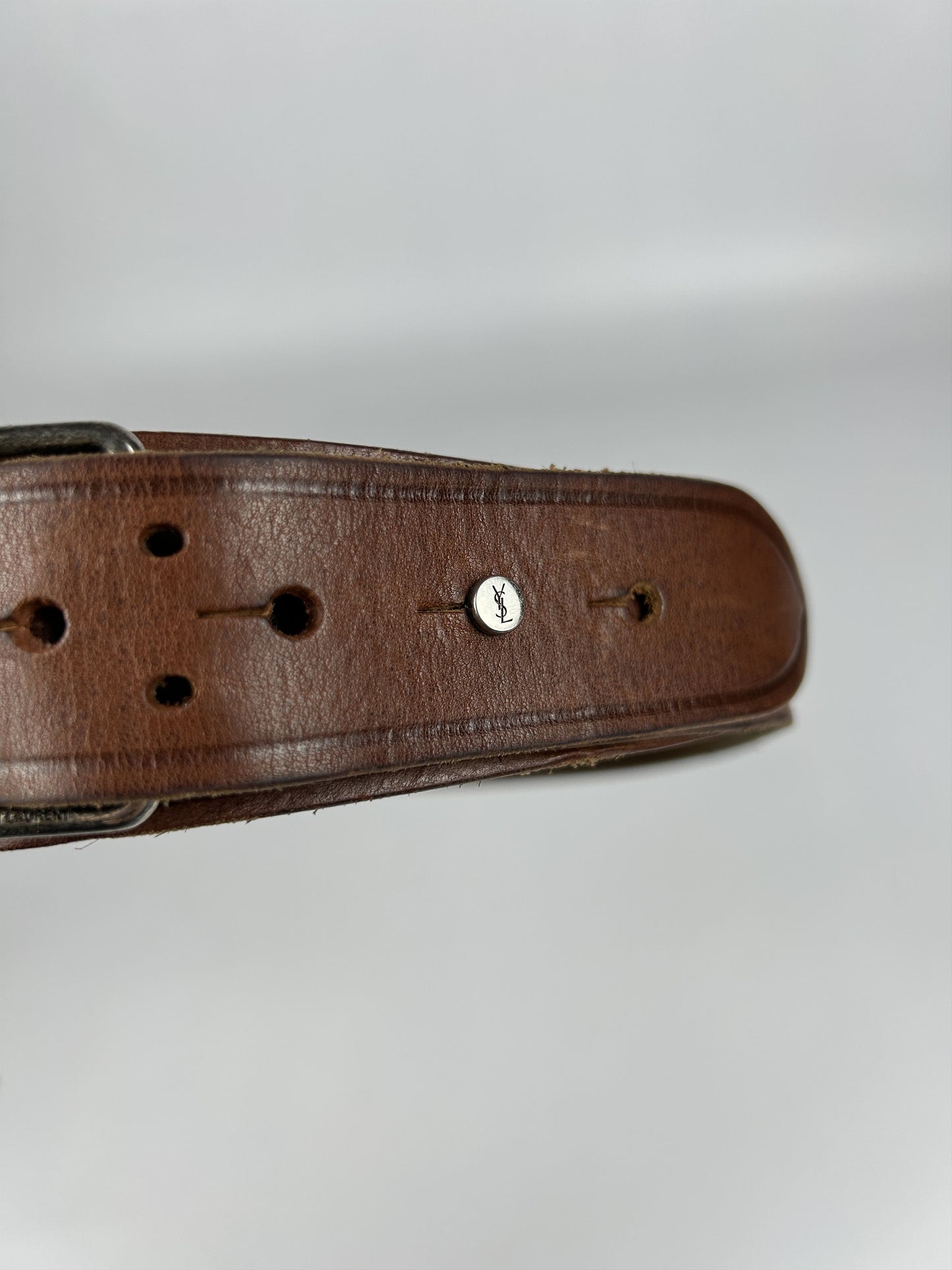 Saint Laurent leather belt