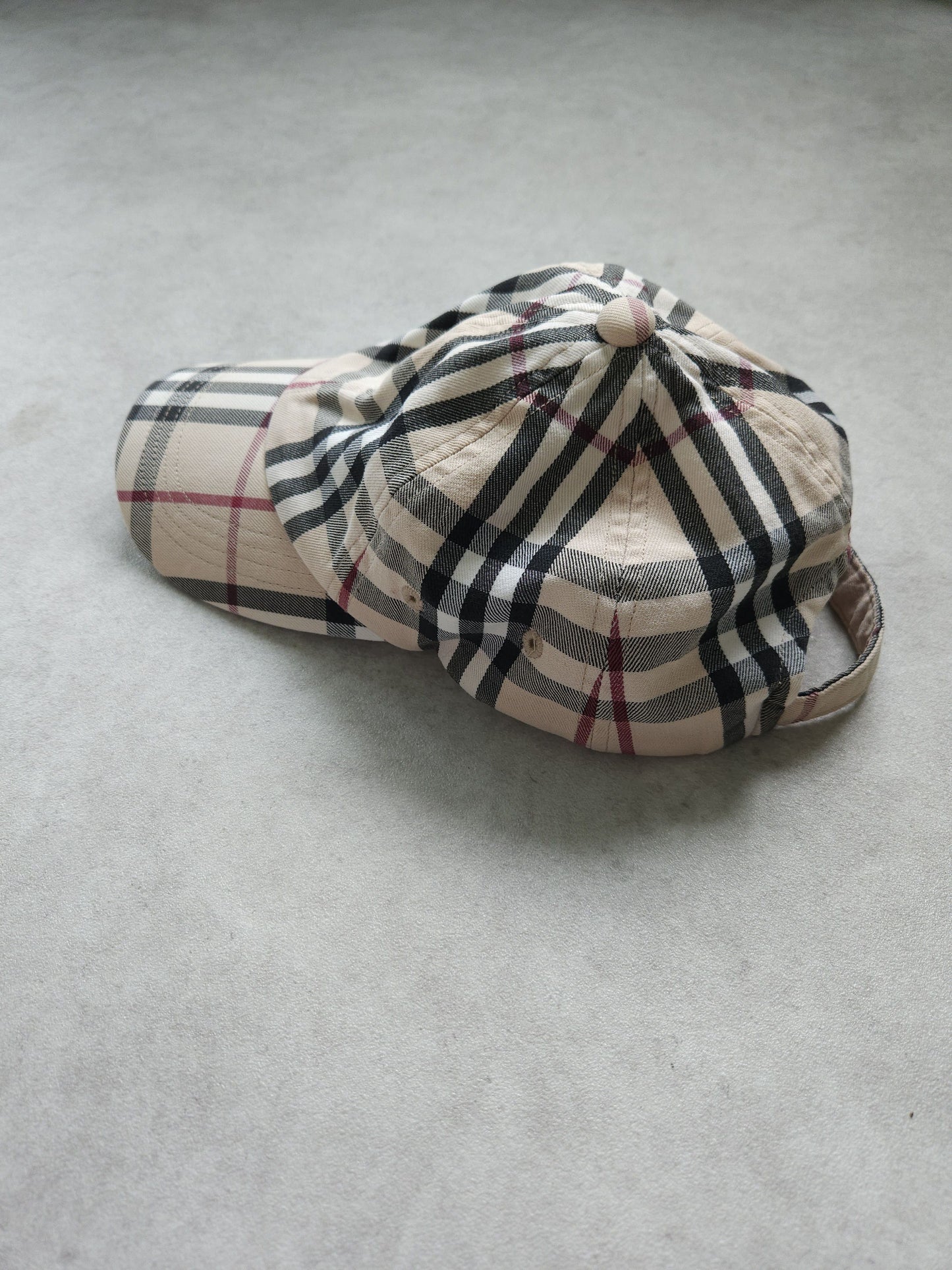 Vintage y2k burberry nova check hat cap