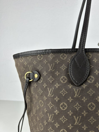Louis Vuitton monogram idylle neverfull mm tote bag