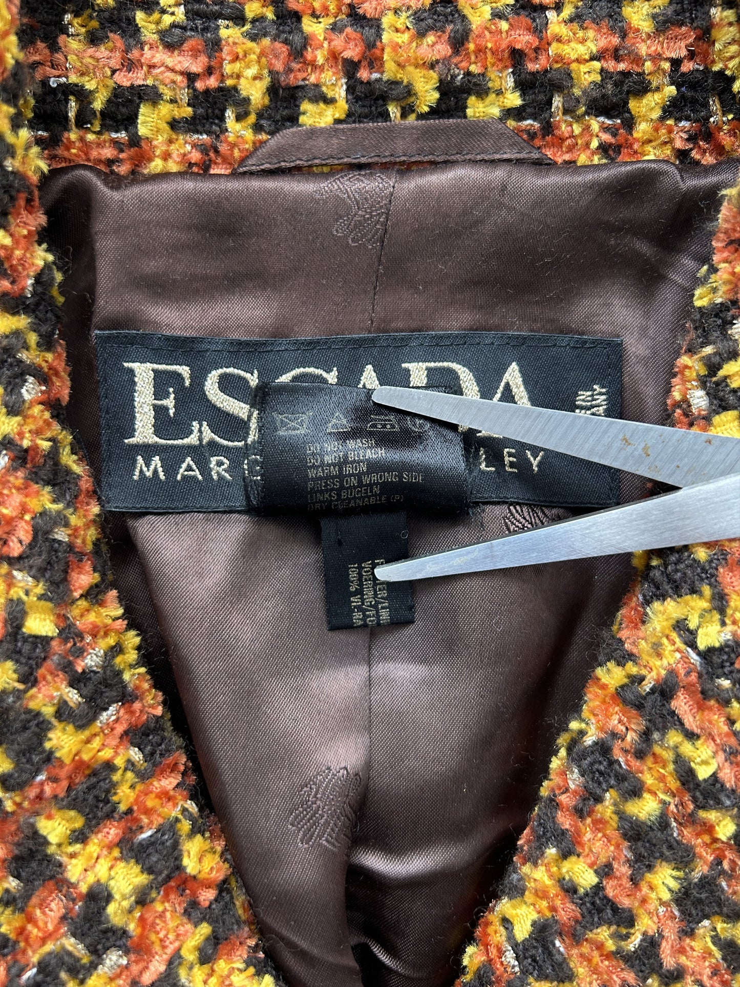 Vintage Escada tweed blazer