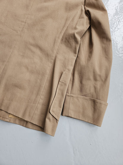 Yohji Yamamoto Y's double breasted reefer jacket peacoat