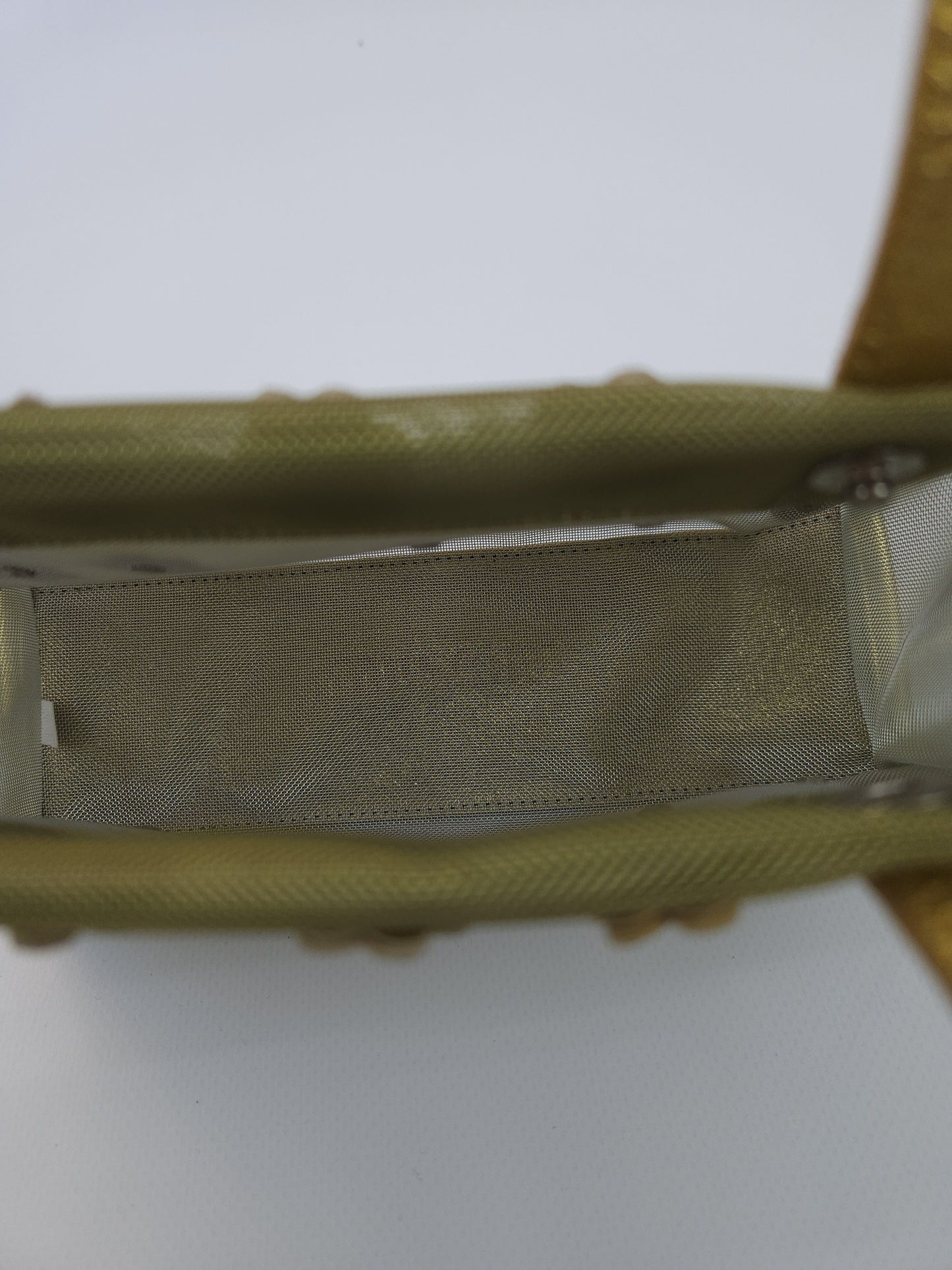 Archive 1999 miu miu mesh floral mini tote bag mb1522