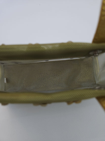 Archive 1999 miu miu mesh floral mini tote bag mb1522