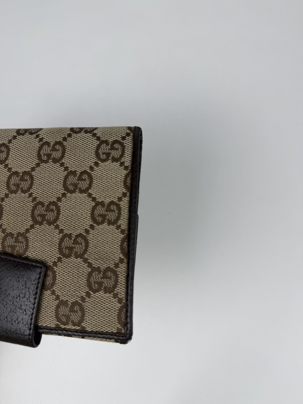 Gucci GG monogram canvas trifold wallet