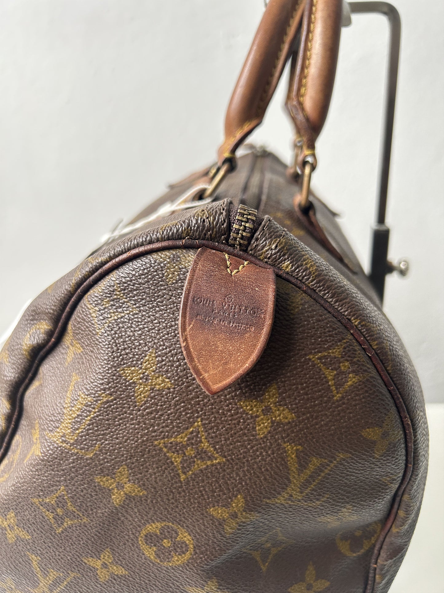 Vintage 70s Louis Vuitton monogram speedy 30 mini boston bag