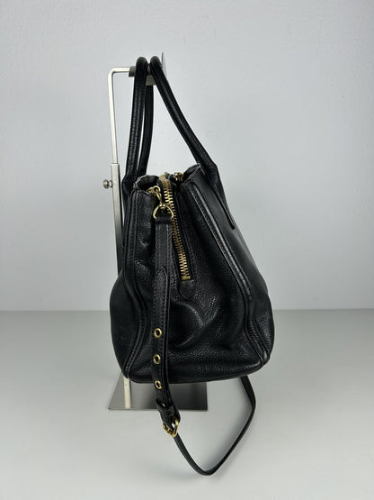 Miu miu madras leather tote bag