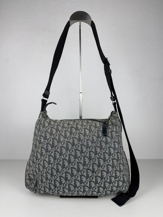 Vintage y2k dior trotter monogram canvas messenger bag
