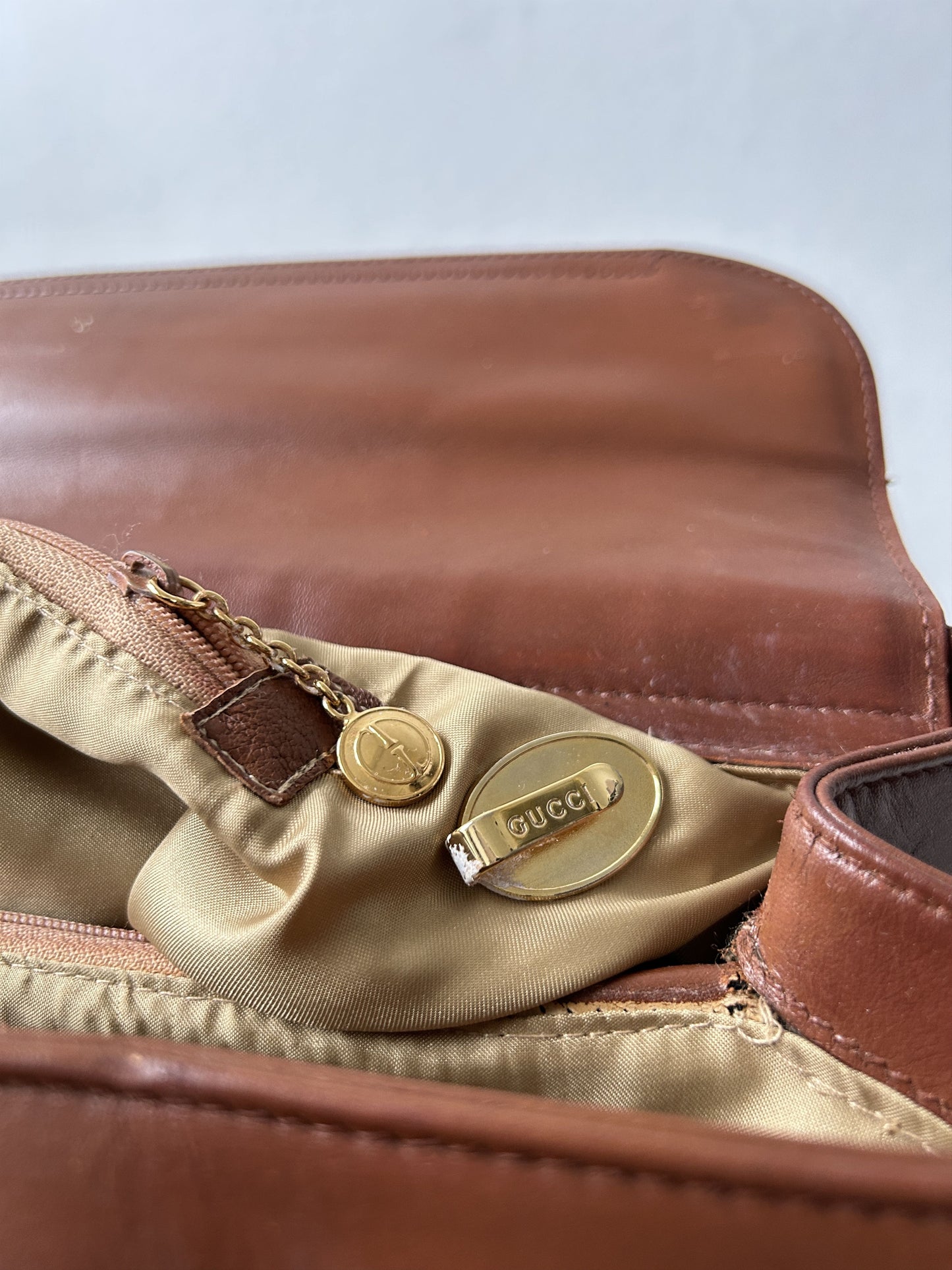 Vintage 80s gucci bamboo Diana handbag