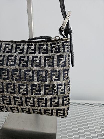 Fendi zucchino ff monogram canvas mini bag pochette