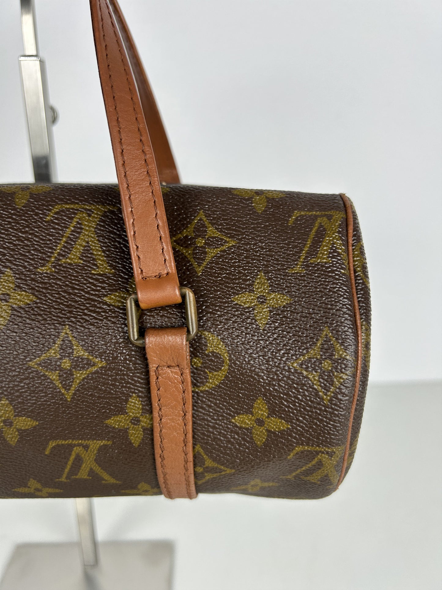 Vintage Louis Vuitton monogram papillon 26 mini boston bag