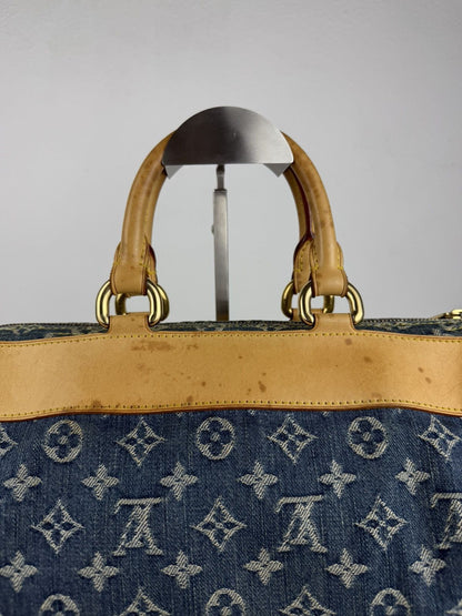 Louis Vuitton monogram denim neo speedy mini Boston bag