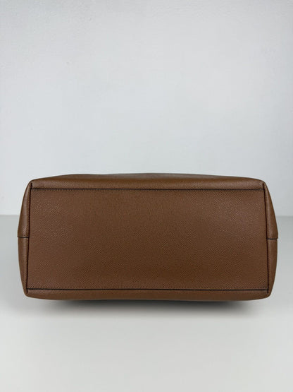Coach crossgrain leather city tote bag