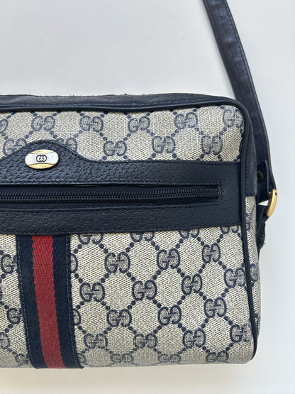 Vintage 80s gucci monogram messenger bag