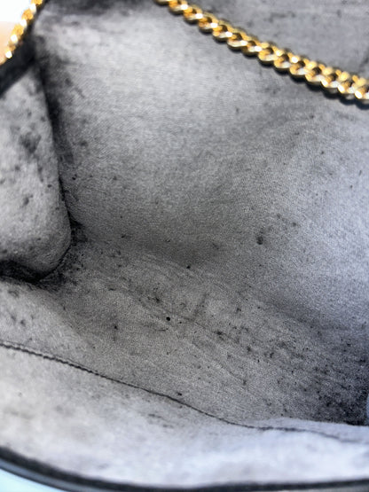 80s Dior trotter oblique monogram canvas chain shoulder bag