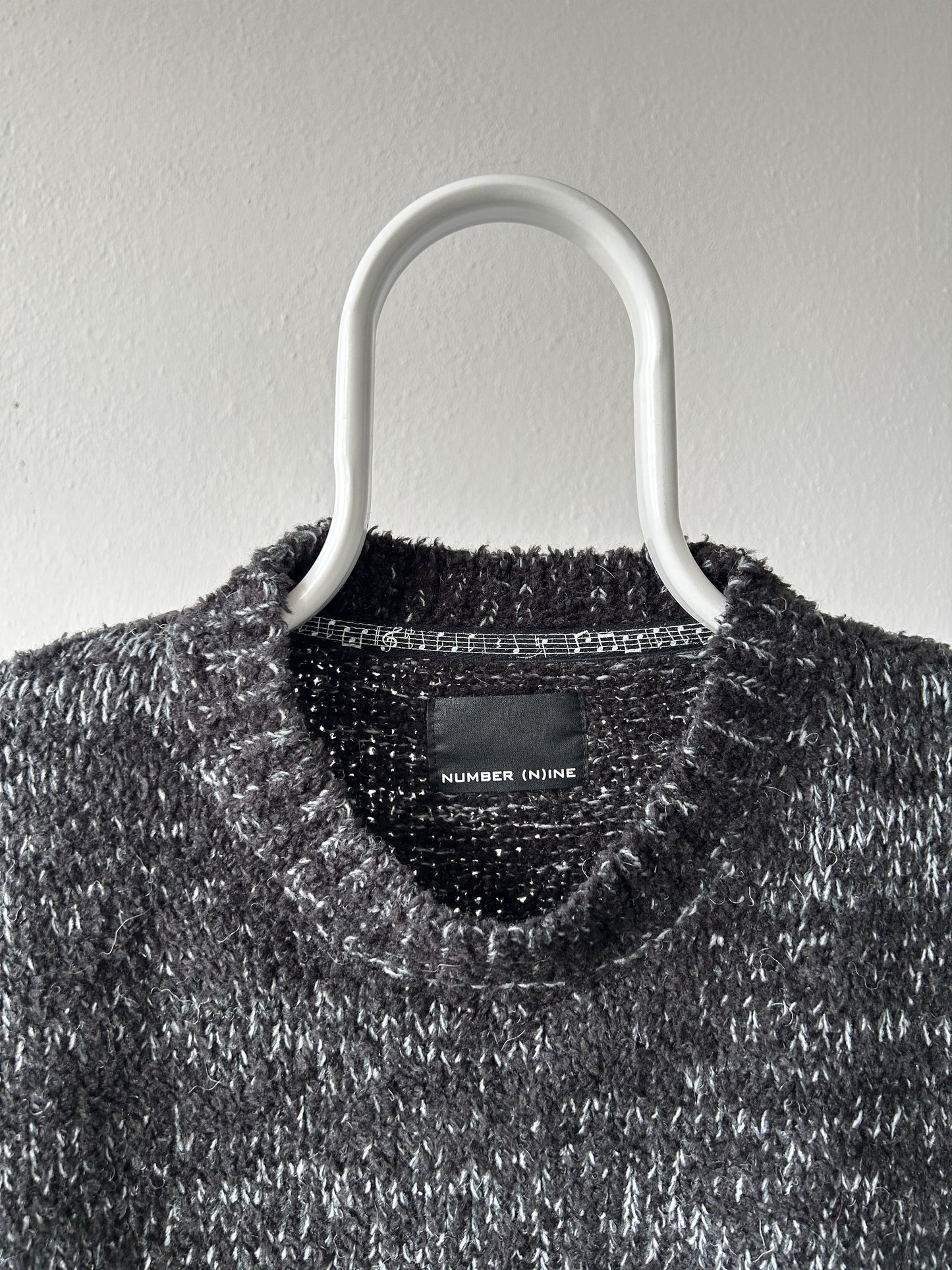Number Nine oversized melange knit