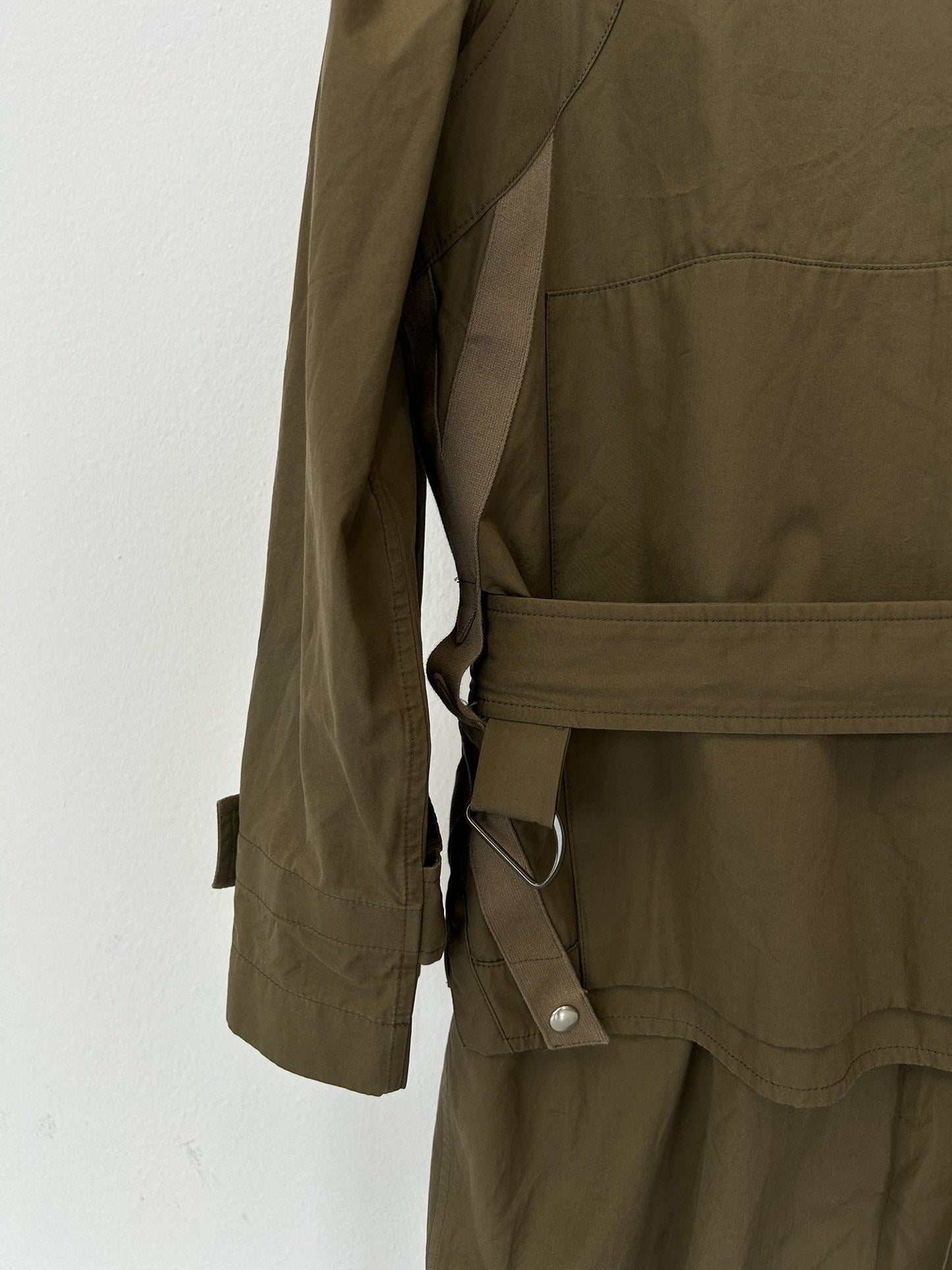 2019 Stella McCartney oversized layered trench coat