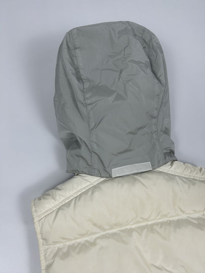Vintage y2k archive Prada sport red tab hooded puffer vest