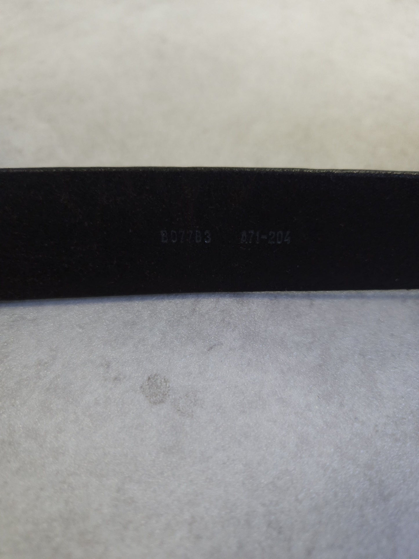 John Varvatos hand made leather belt