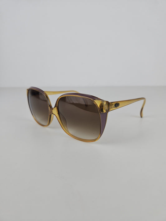 Vintage 80s Christian Dior 2101 80 oversized sunglasses