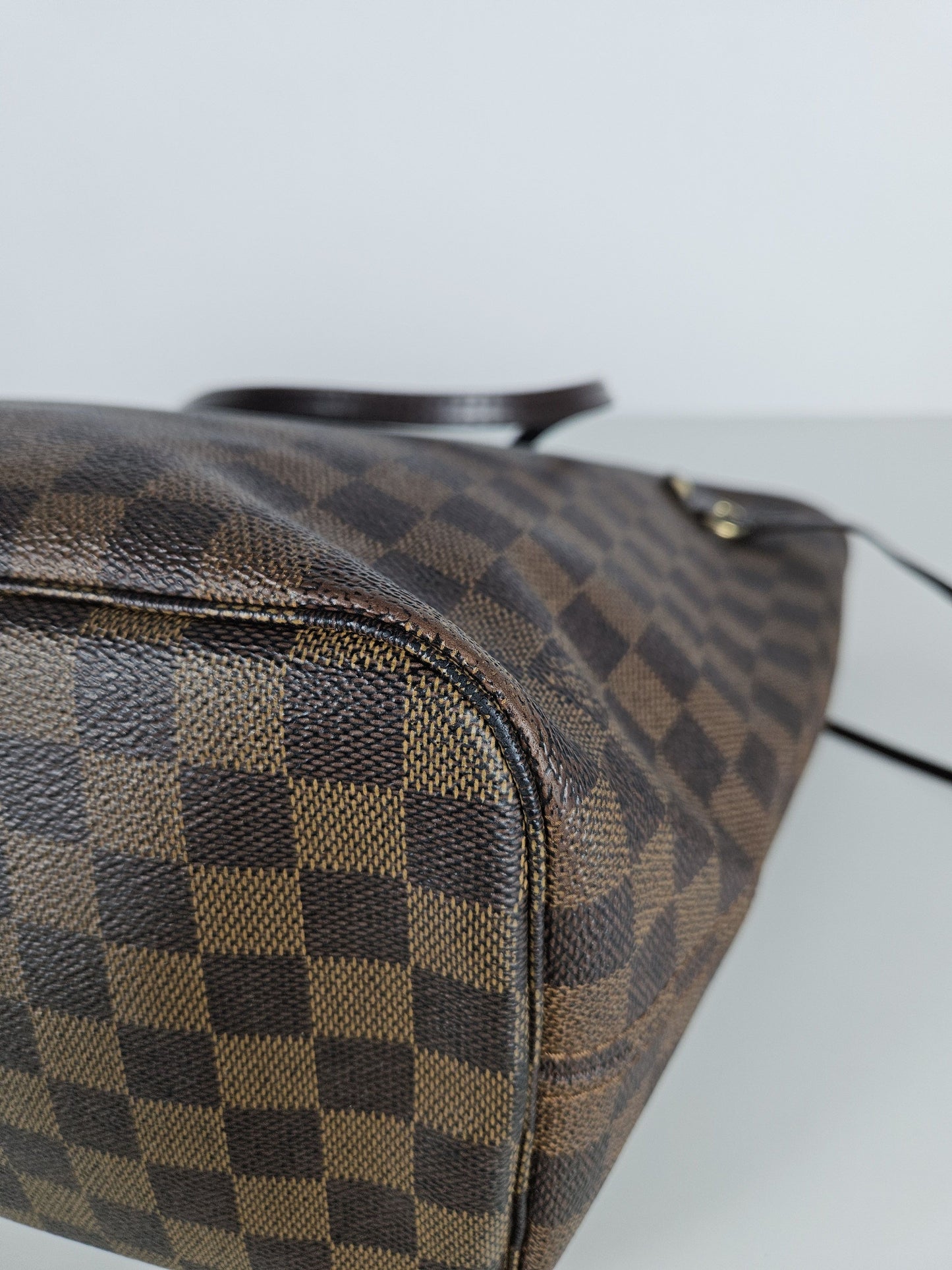Louis Vuitton damier ebene neverfull mm tote bag