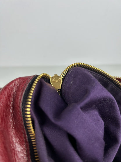 Miu miu vitello bow bag in red