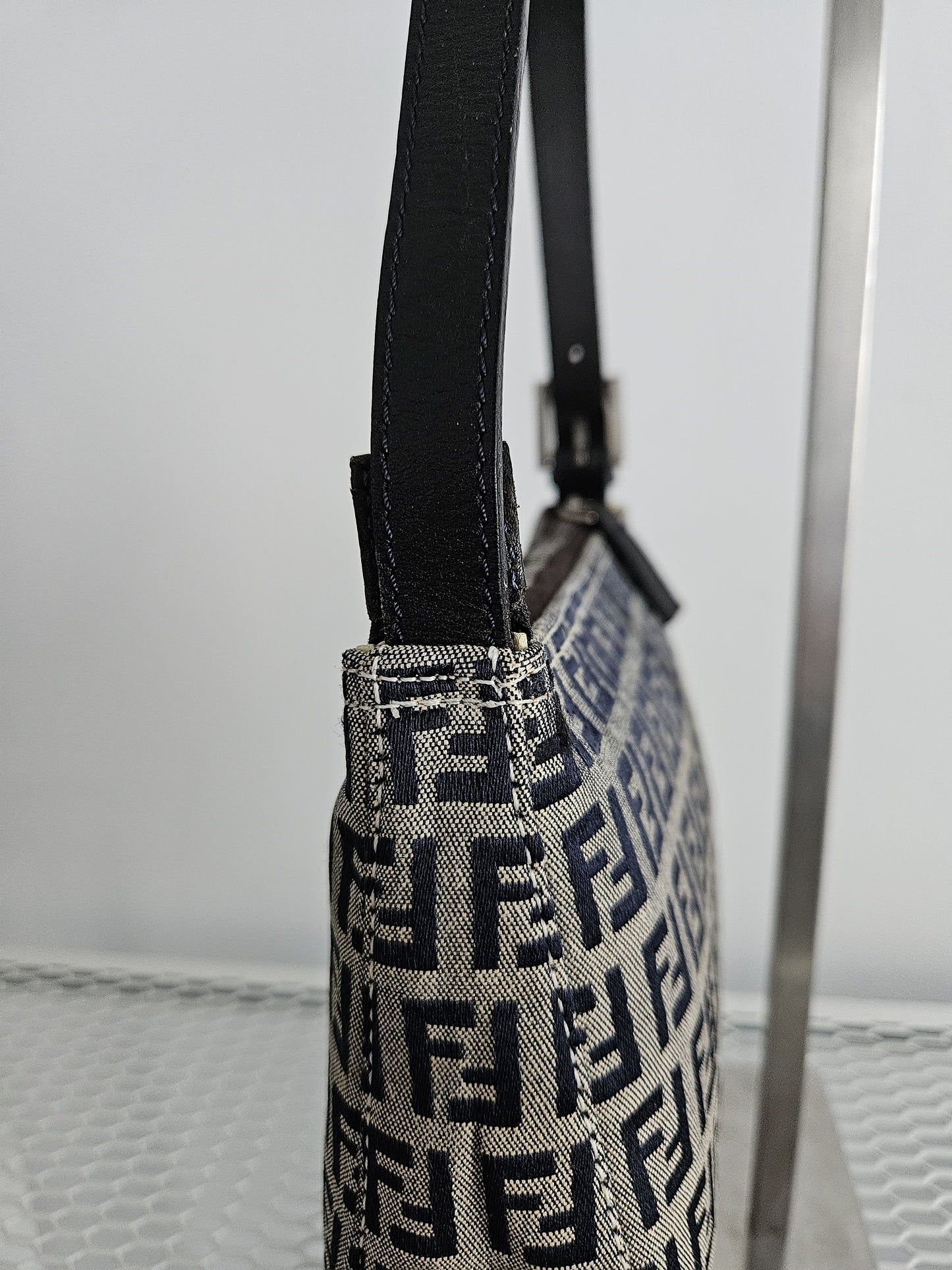 Fendi zucchino ff monogram canvas mini bag pochette