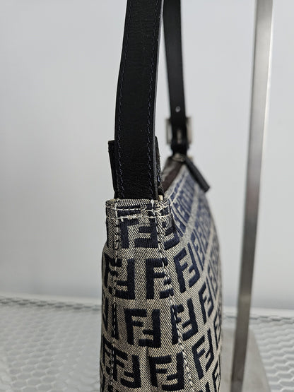 Fendi zucchino ff monogram canvas mini bag pochette