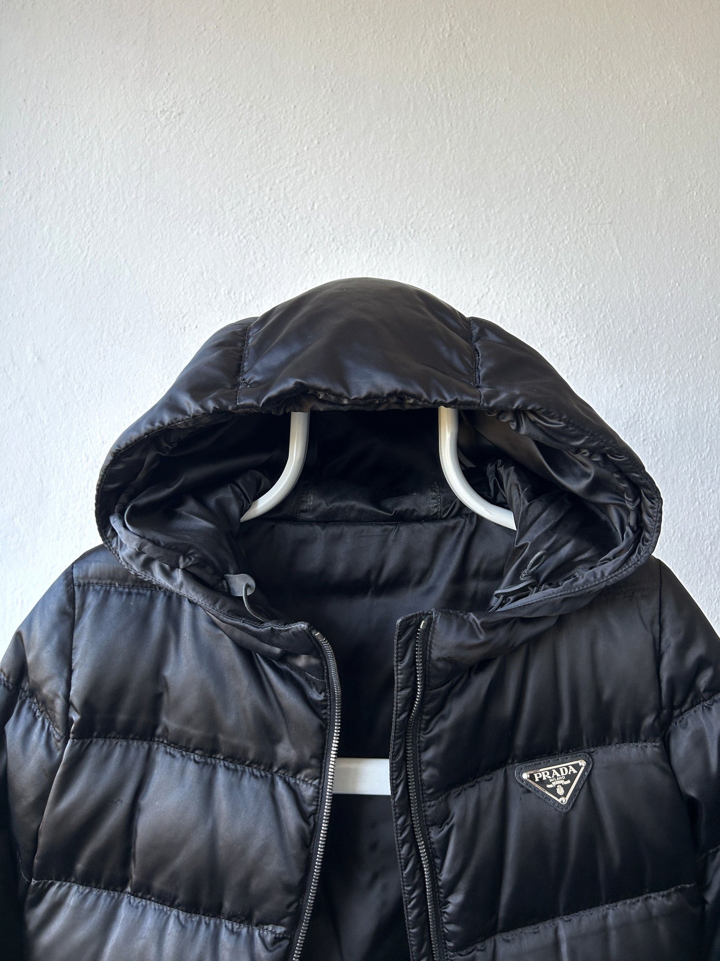 AW2010 Prada sport triangle logo puffer jacket