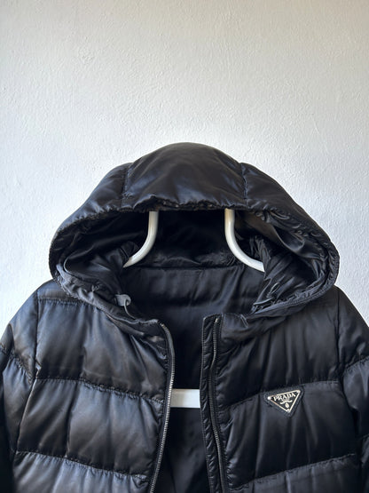 AW2010 Prada sport triangle logo puffer jacket