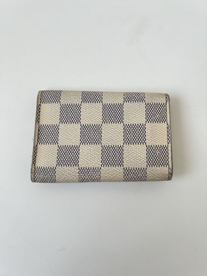 Louis Vuitton damier azur key holder