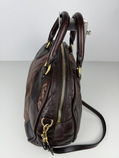 Miu Miu vitello leather bowling bag