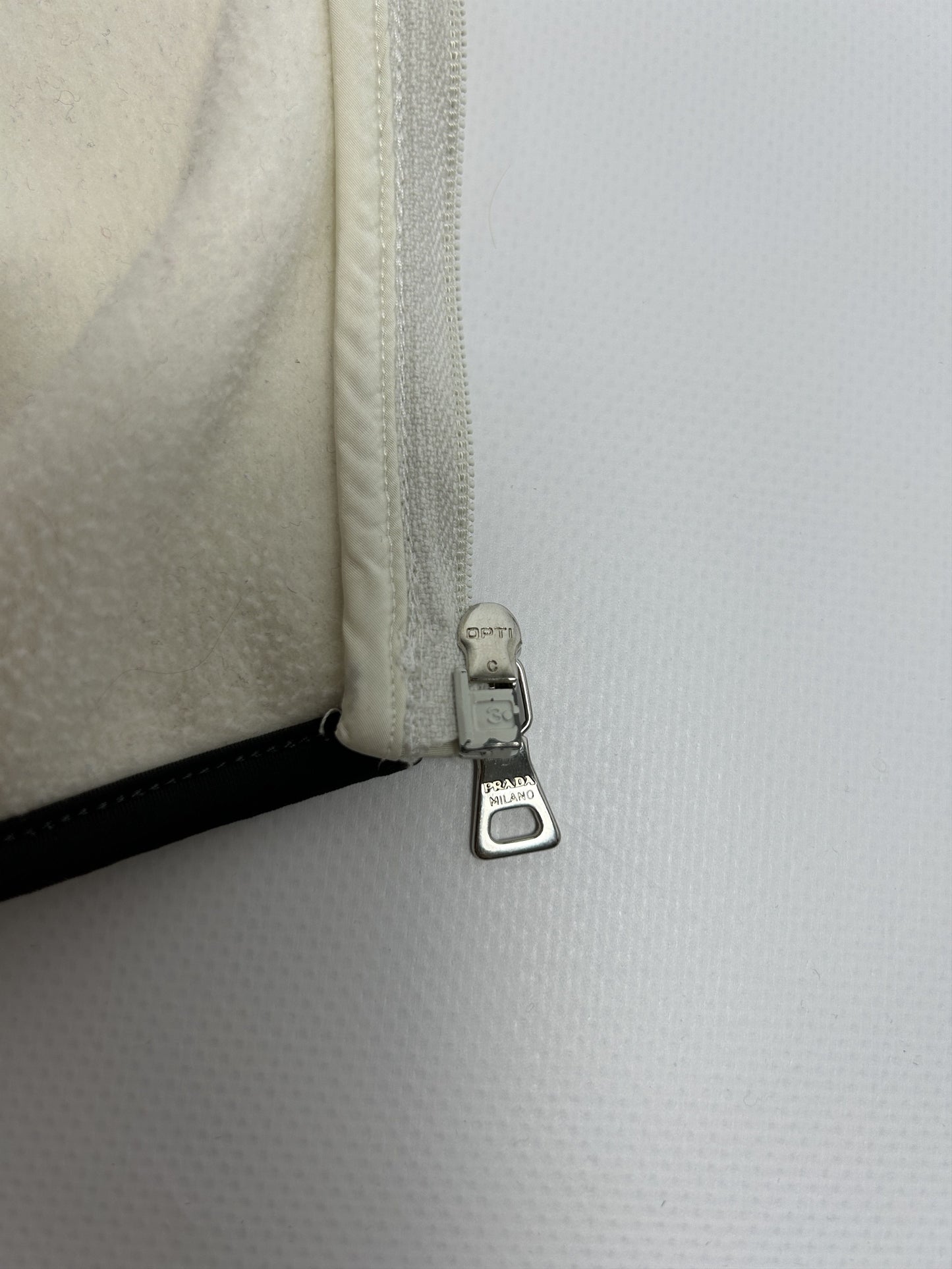 Vintage y2k archive prada sport red tab ninja hooded fleece