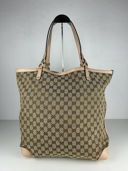 Gucci GG monogram canvas tote bag with pouch