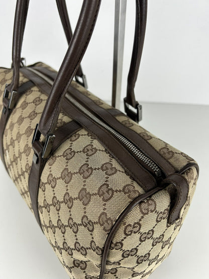 Gucci GG monogram canvas mini bowling bag